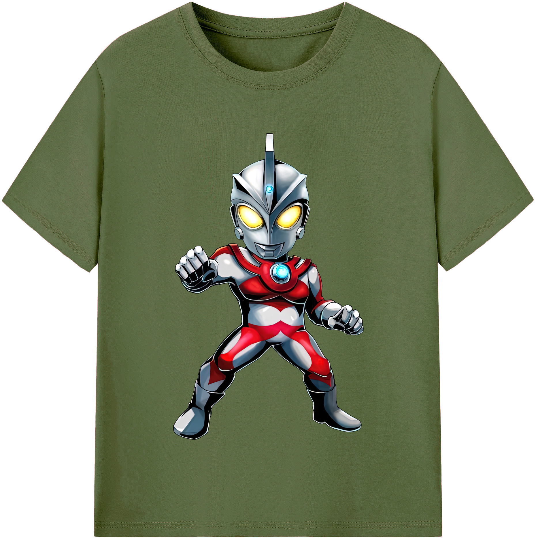 （画像用） ウルトラマン Ultraman 綿100％半袖Tシャツ（フロントプリント）